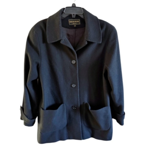 Kristen Blake Women's Wool Blend Overcoat Jacket Medium Winter - Picture 2 of 11